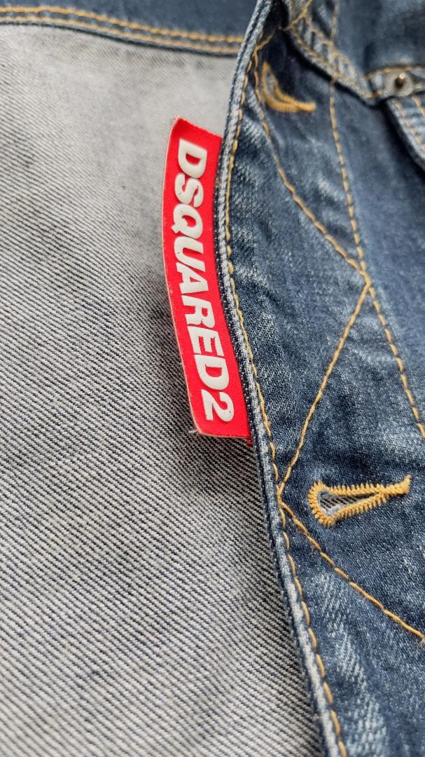DSQUARED2 デニムジャケット ゆったりLサイズ 型番：S74AM0940