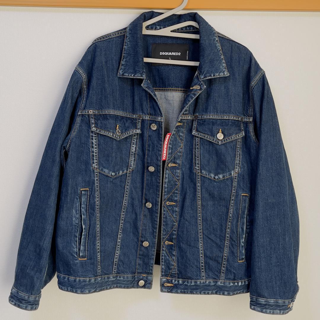 DSQUARED2 デニムジャケット ゆったりLサイズ 型番：S74AM0940