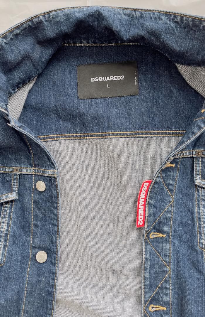 DSQUARED2 デニムジャケット ゆったりLサイズ 型番：S74AM0940