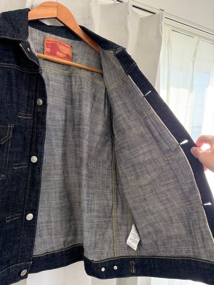 F.O.B FACTORY 児島デニムジャケット W 42 L