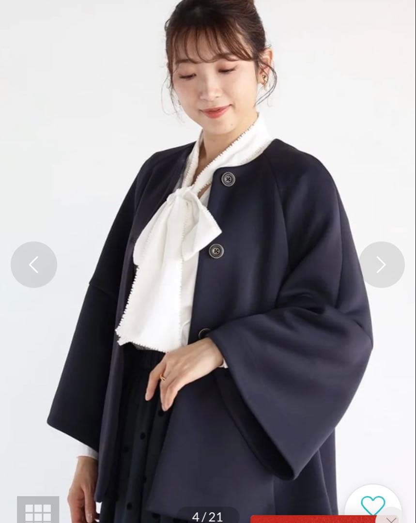 新品Vin テントライン　ネイビー　ジャケット　ヤマダヤ