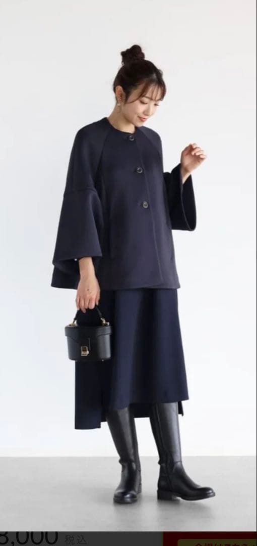 新品Vin テントライン　ネイビー　ジャケット　ヤマダヤ
