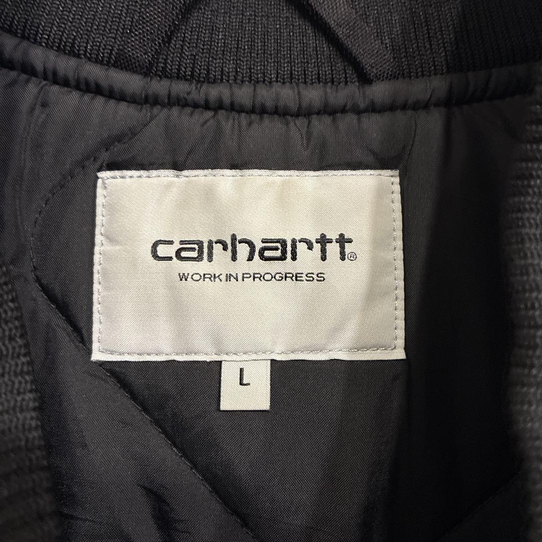 超人気❗️カーハート　ダックベスト　L 90sワンポイント刺繍ロゴ古着希少レア