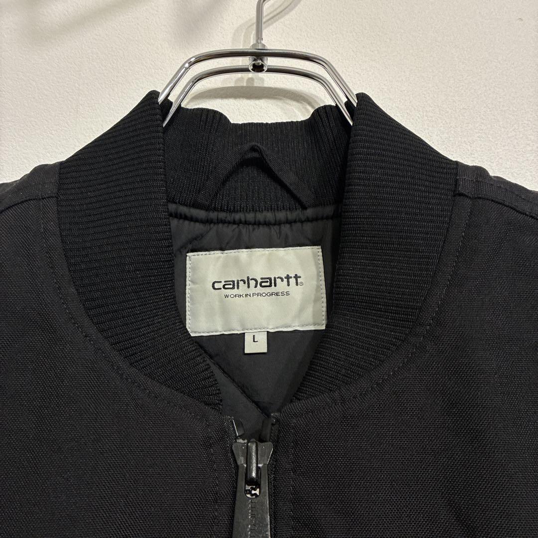 超人気❗️カーハート　ダックベスト　L 90sワンポイント刺繍ロゴ古着希少レア