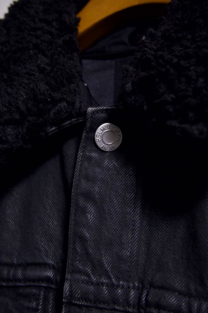 ジャケット・アウター Helmut lang fur collar waxed jacket