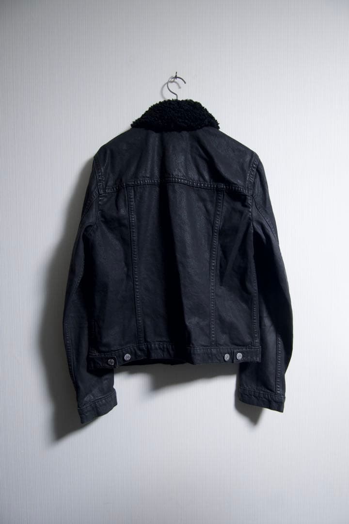 ジャケット・アウター Helmut lang fur collar waxed jacket