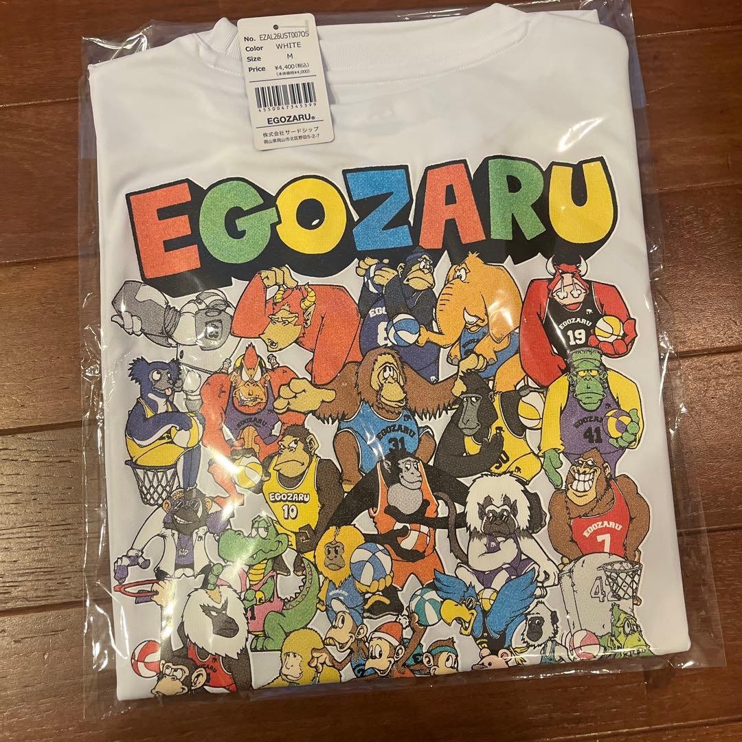 エゴザル　Tシャツ　M EGOZARU DAY限定 カートゥーン Tシャツ
