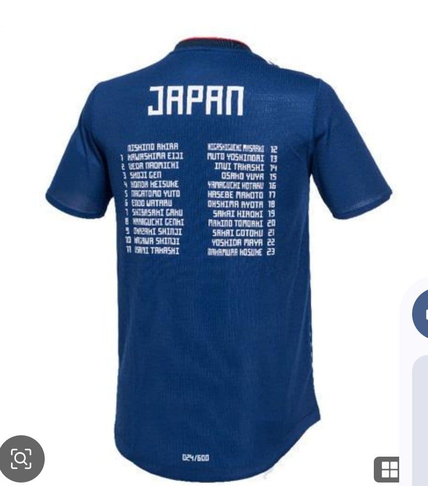 【数量限定】2018日本代表ユニフォーム ベスト16記念モデル　パッチ付き