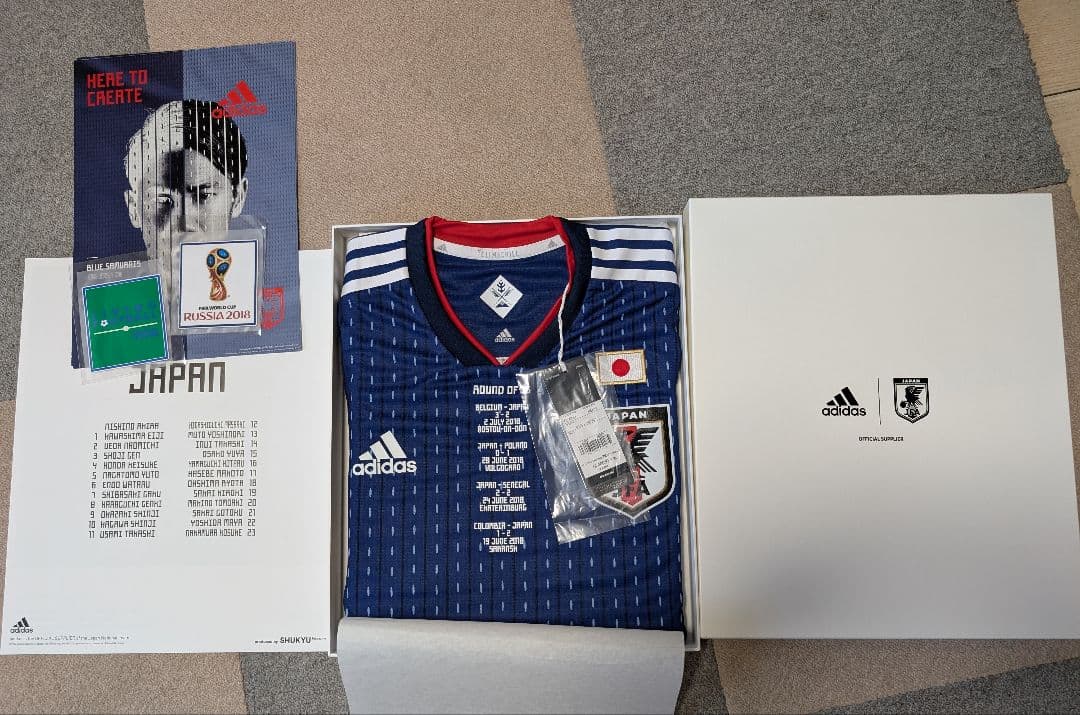【数量限定】2018日本代表ユニフォーム ベスト16記念モデル　パッチ付き