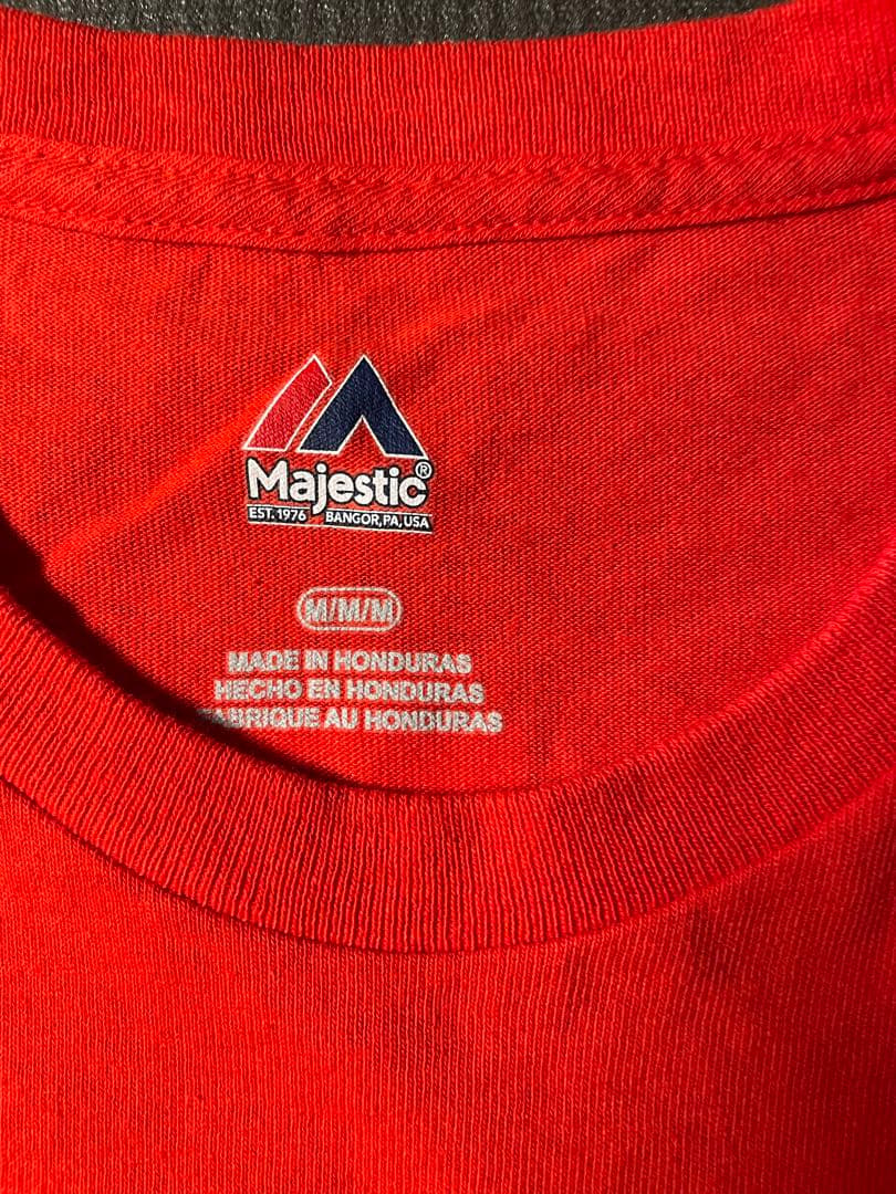 【希少】マジェスティック エンゼルス 大谷翔平 17 Tシャツ M 日本国旗入り