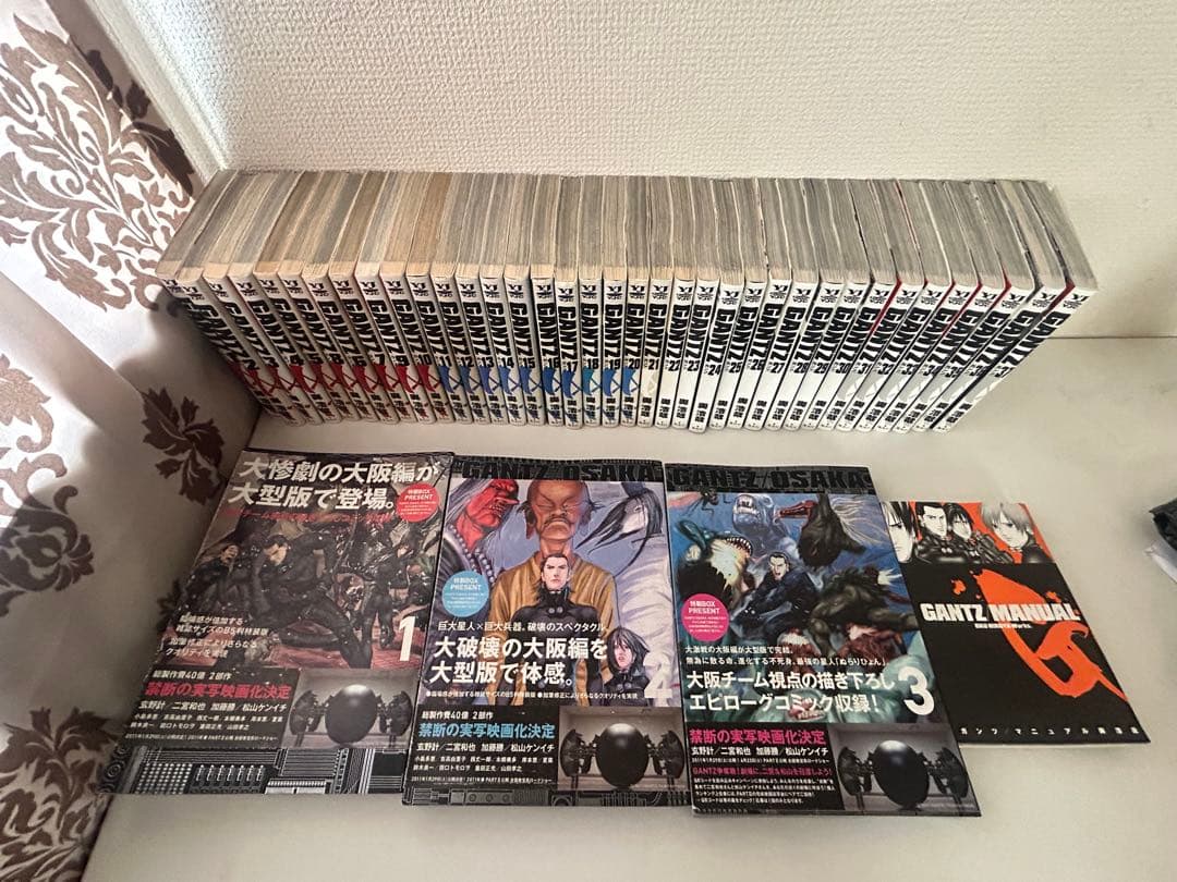 GANTZ 漫画 全巻セット 大型版 大阪1-3 公式マニュアルブックセット
