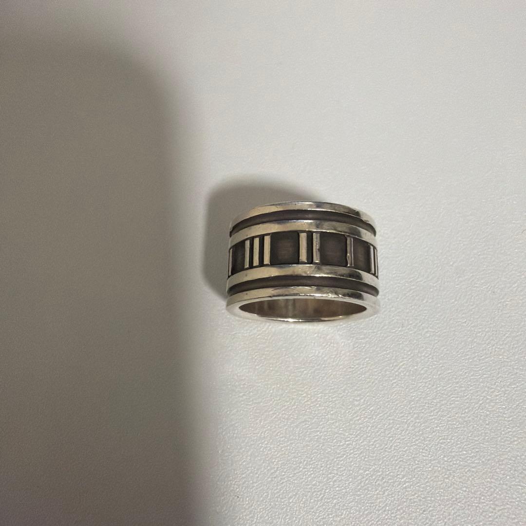 ティファニー Tiffany&Co. シルバーリング アトラス太幅 指輪 11号