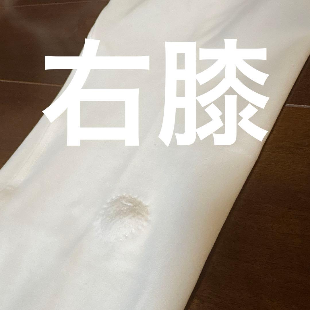 （RISO）ミズノプロ３枚 ユニフォーム　練習着M ホワイト　野球パンツ