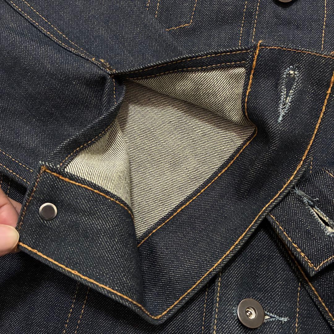 TELLASON WHITE OAK CORN DENIME Gジャン L
