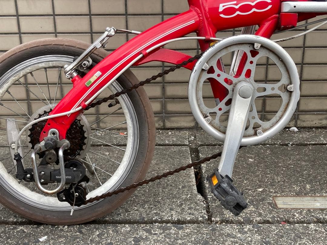 折りたたみ自転車 フィアット FIAT 外装6段 軽量10.7kg GIC製