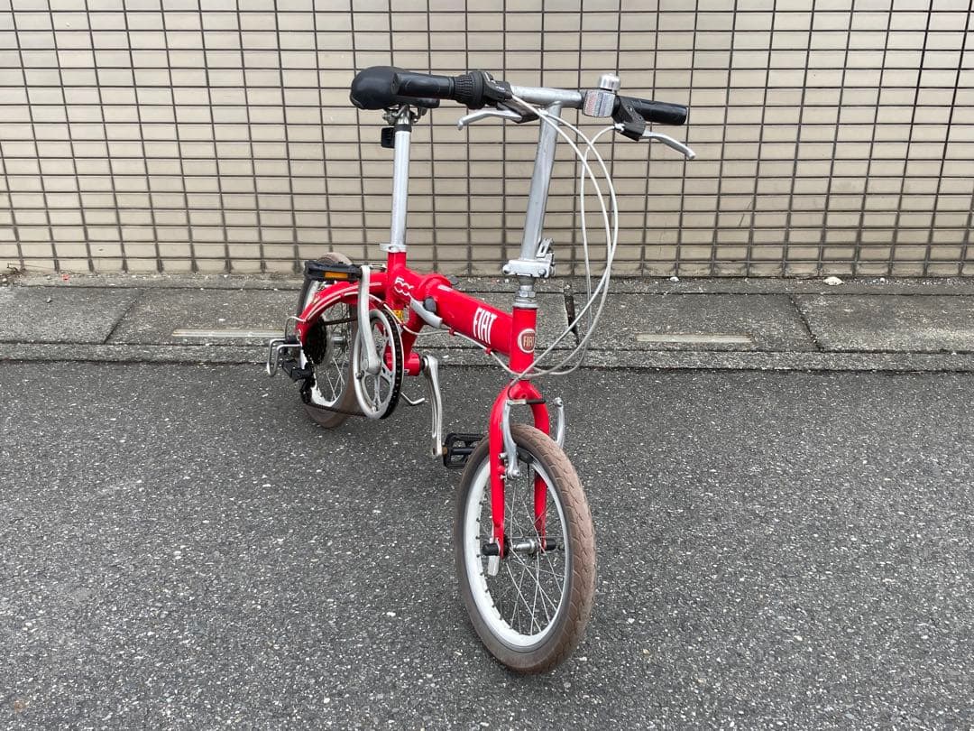 折りたたみ自転車 フィアット FIAT 外装6段 軽量10.7kg GIC製