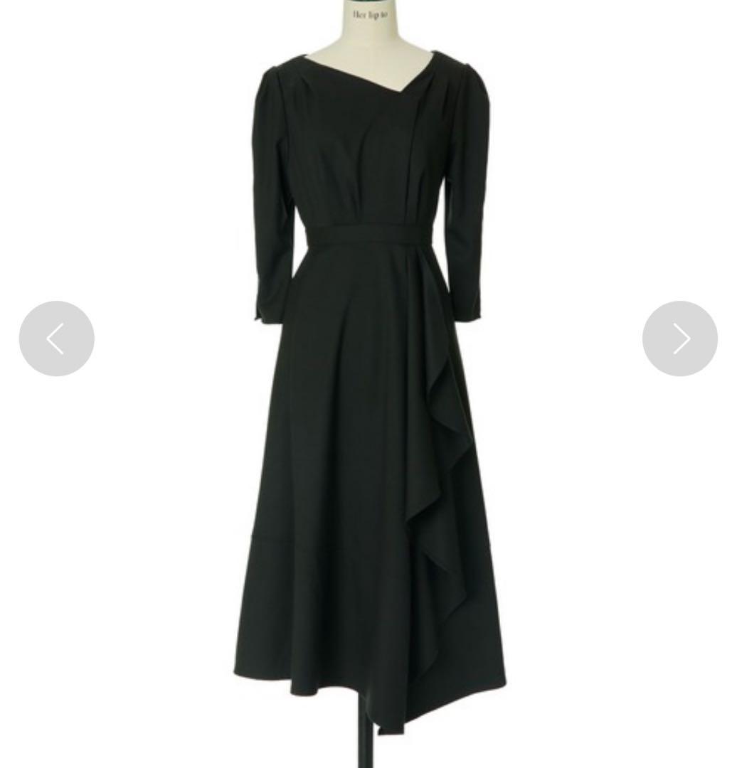 herlipto Grand Twill Ruffled Dress ドレス