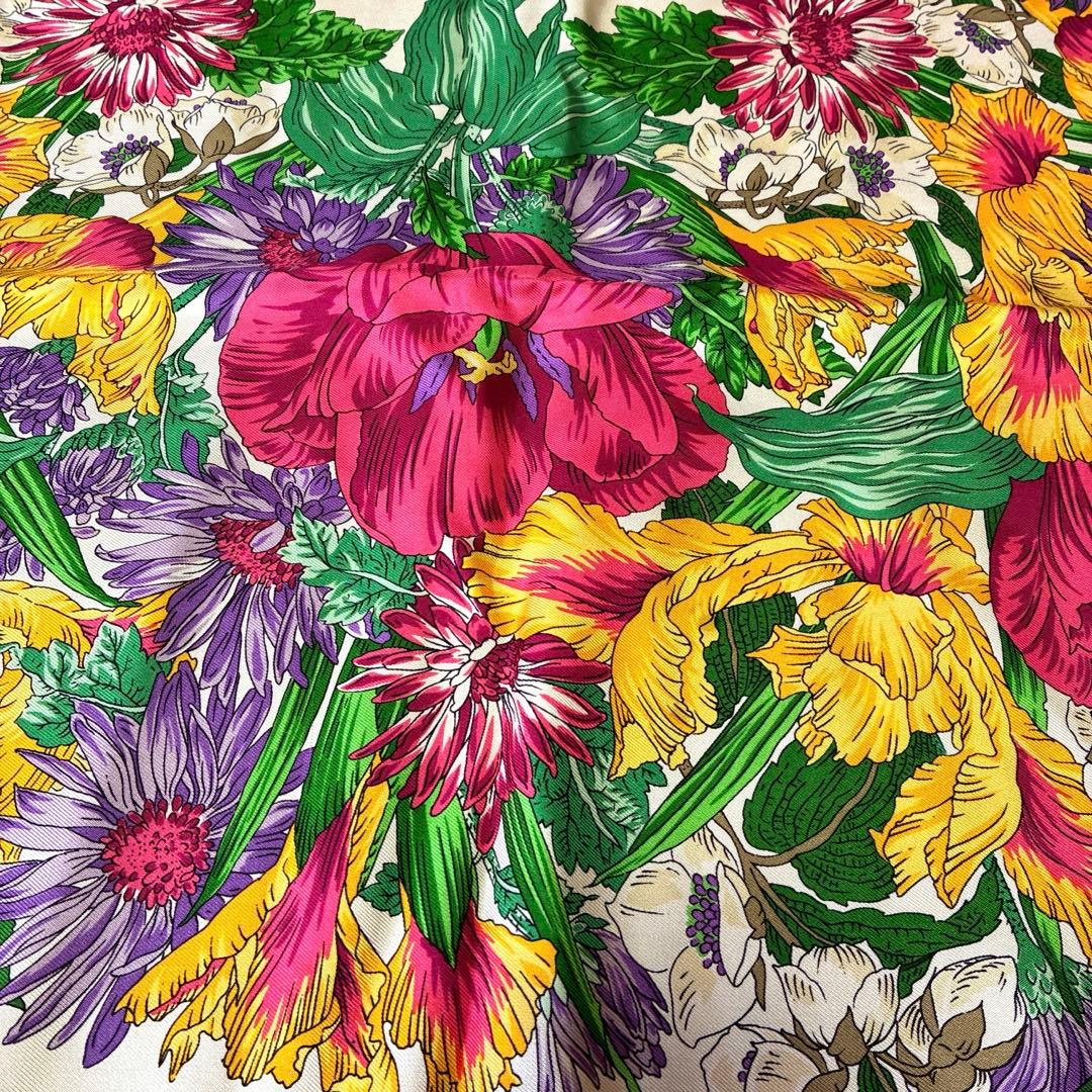 超希少　GUCCI 大判 スカーフ★ヴィンテージ★イタリア製