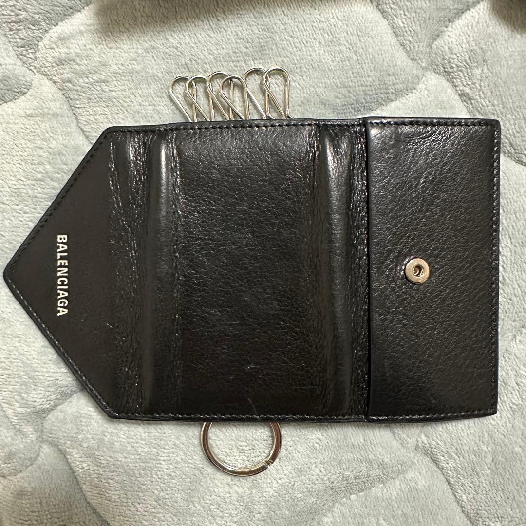 【送料無料】BALENCIAGA ブラック キーケース バレンシアガ