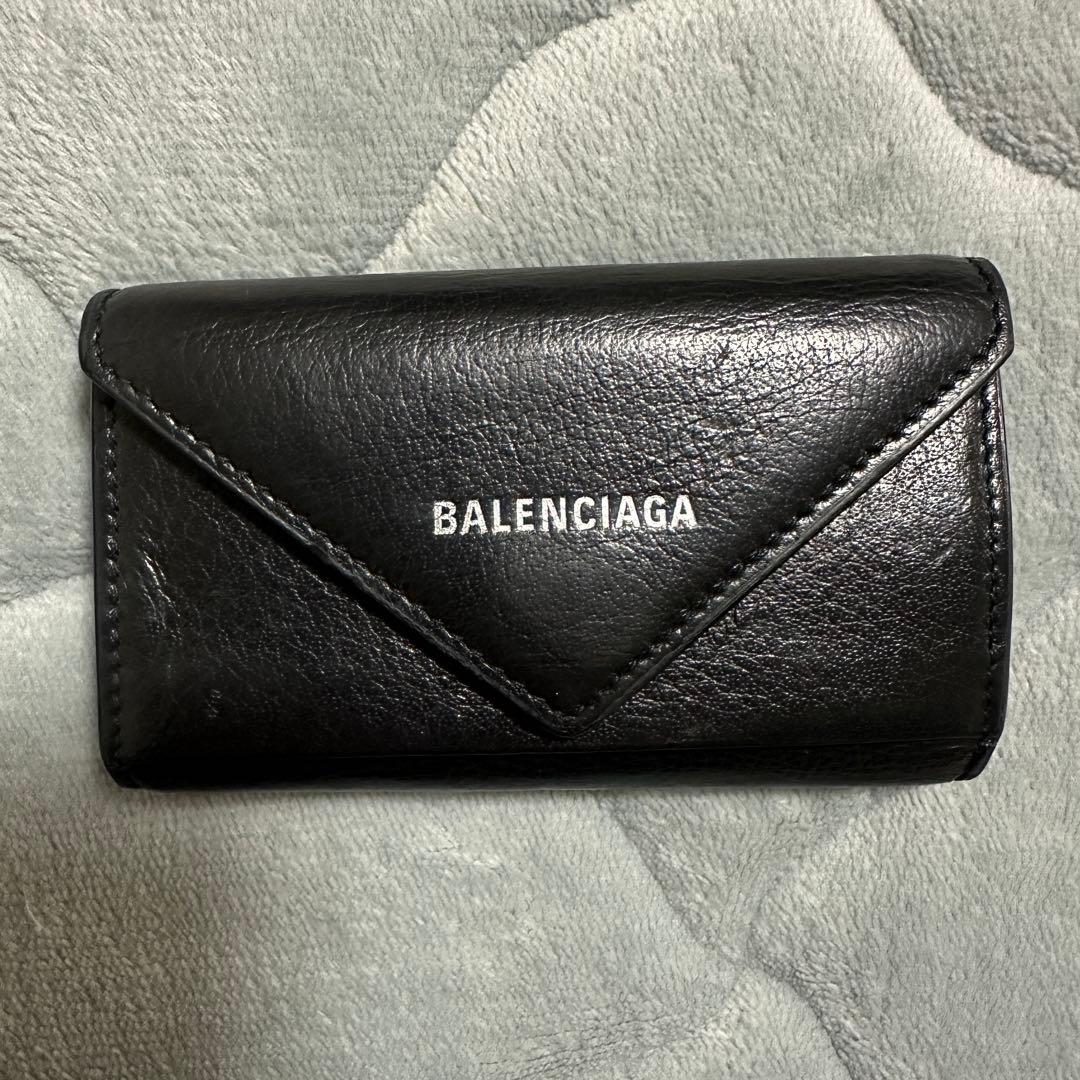 【送料無料】BALENCIAGA ブラック キーケース バレンシアガ
