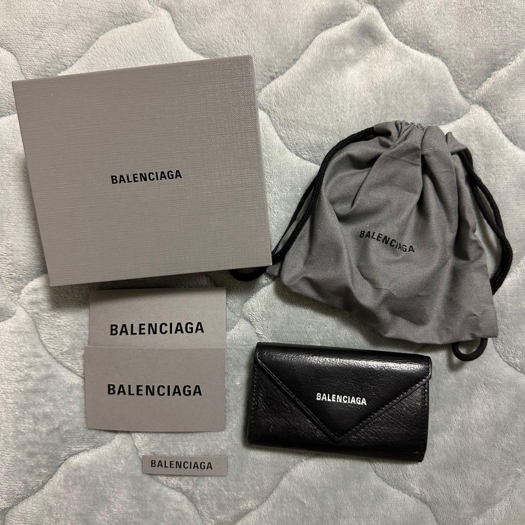 【送料無料】BALENCIAGA ブラック キーケース バレンシアガ