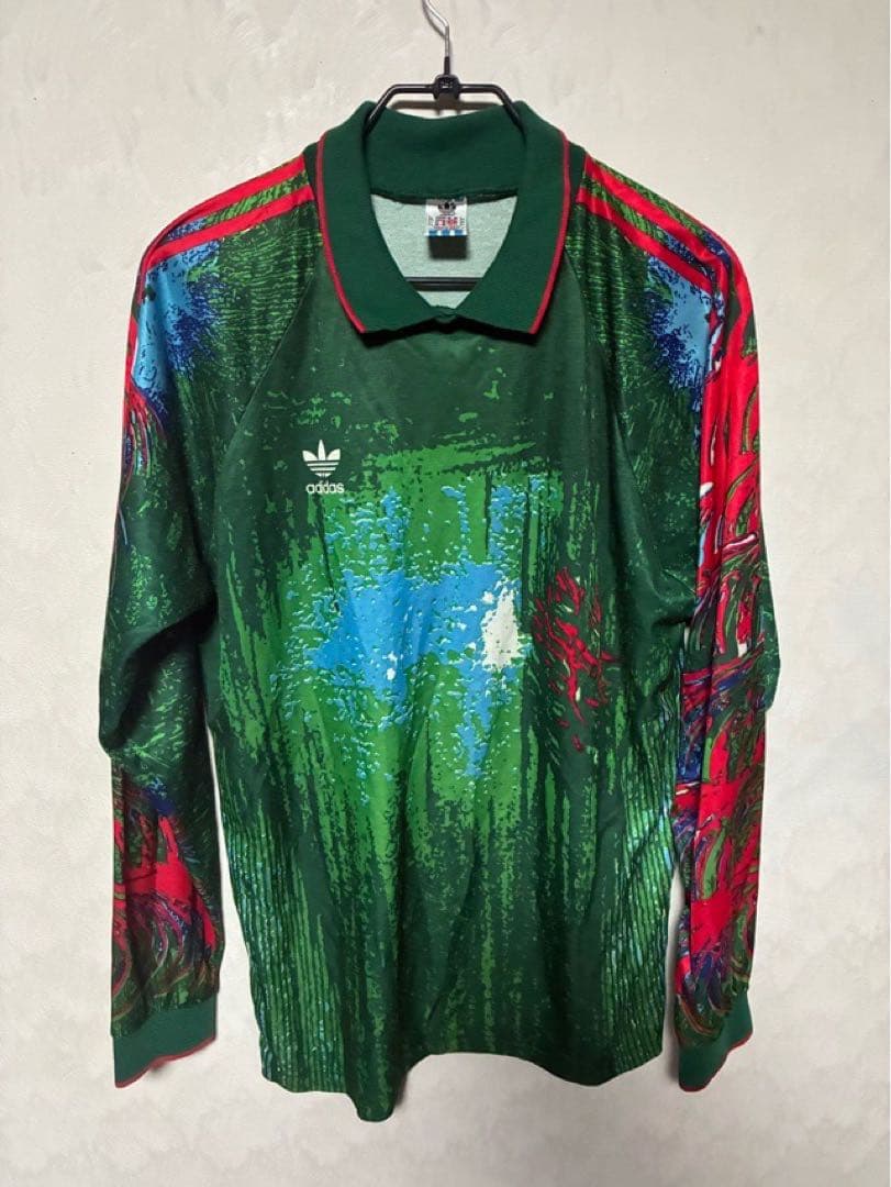 清水商業 川口能活 GKユニフォーム adidas アディダス USA製 90s