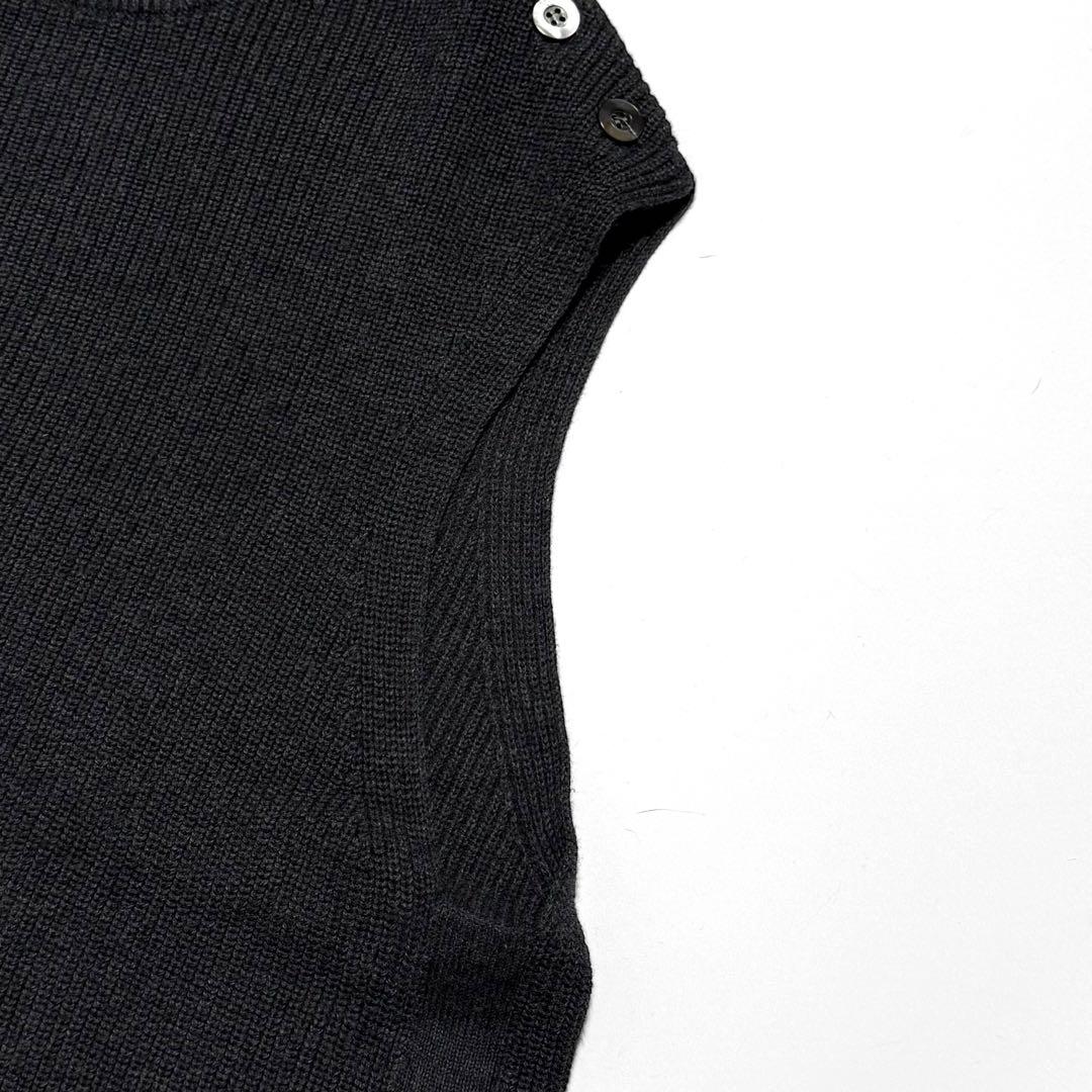 希少46 新品未使用【23AW】23区 【洗える】コットンカシミヤ ニットベスト