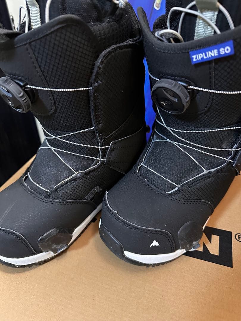 バートン　ZIPLINE STEP ON ブラック　ブーツ　キッズ23センチ