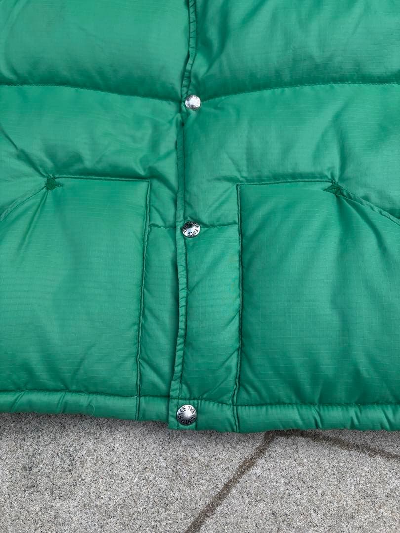 70s 茶タグ THE NORTH FACE ボリューム ダウンベスト