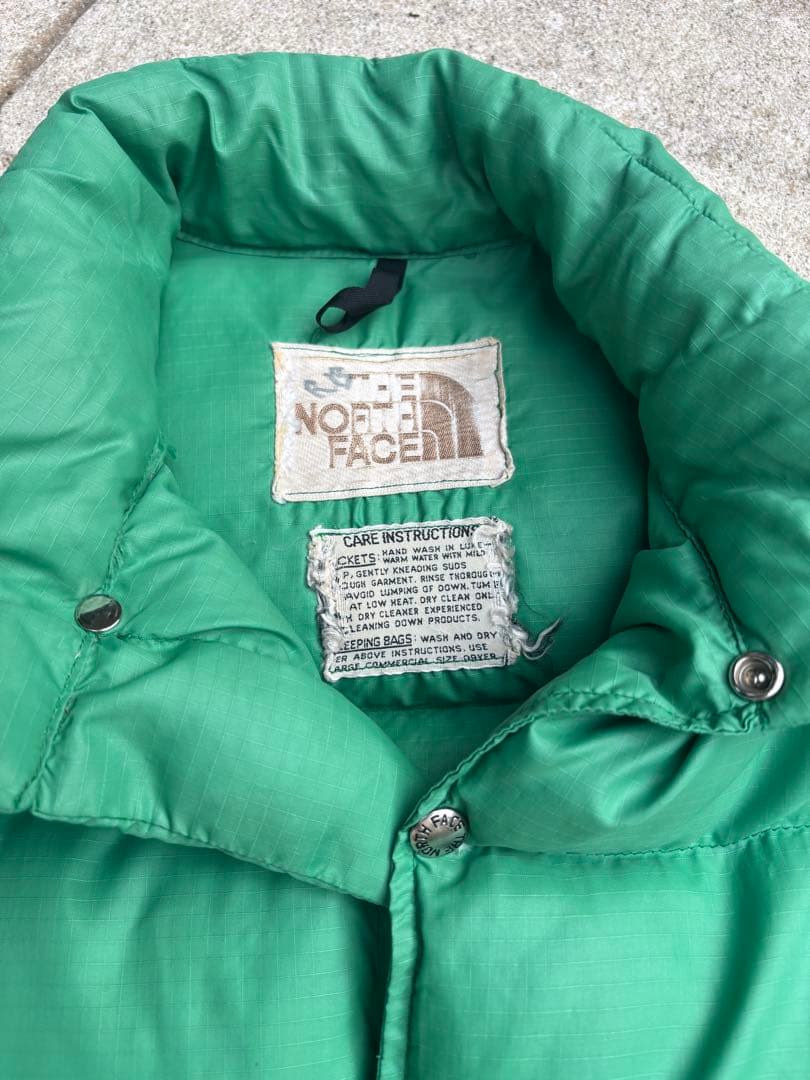 70s 茶タグ THE NORTH FACE ボリューム ダウンベスト