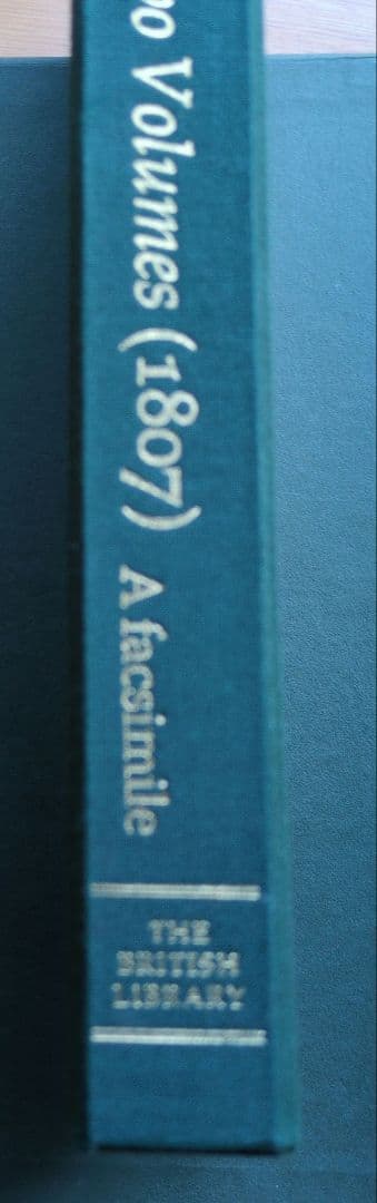 洋書大型 ウィリアム・ワーズワース詩 手稿ファクシミリ