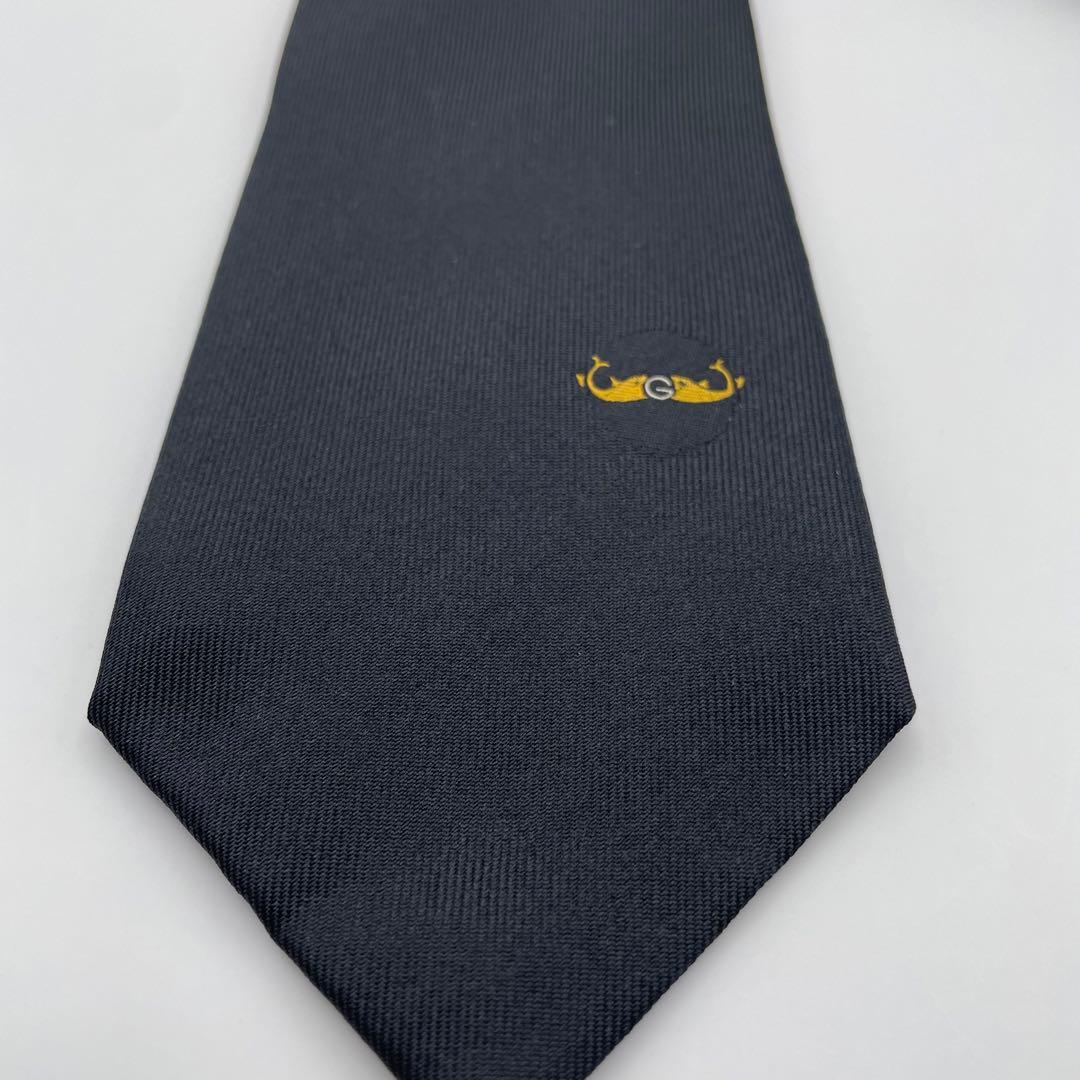 ✨極美品✨GUCCI ネクタイ 近年モデル GG柄 ソリッドタイ 無地 成人式