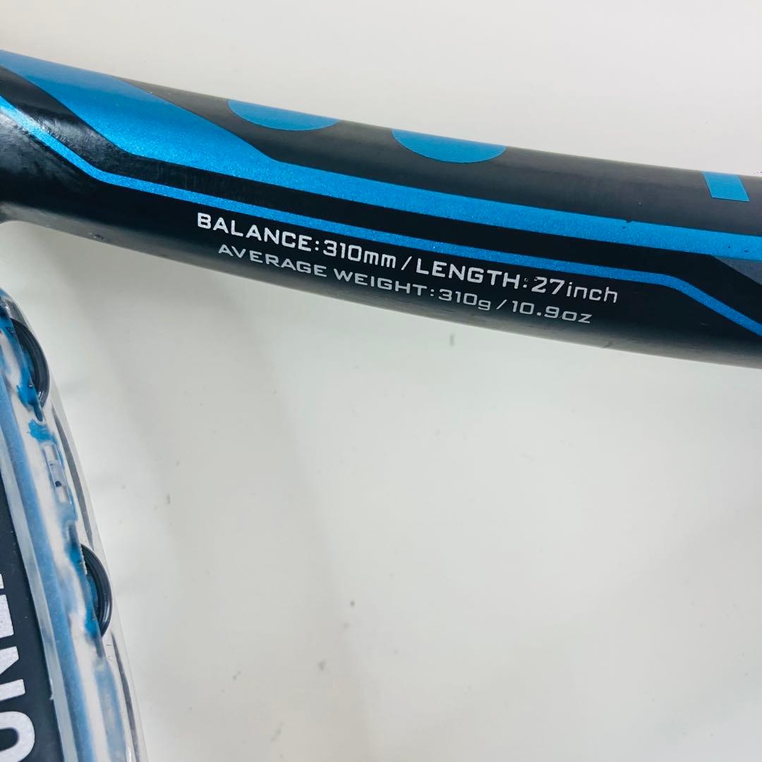 YONEX 硬式用テニスラケット 黒/青EZONEDR98
