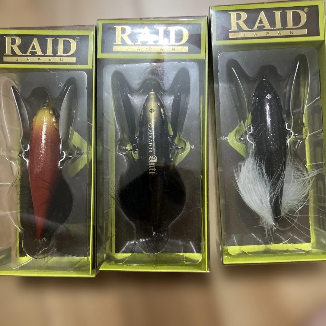RAID JAPAN GLADIATOR ルアー3個セット