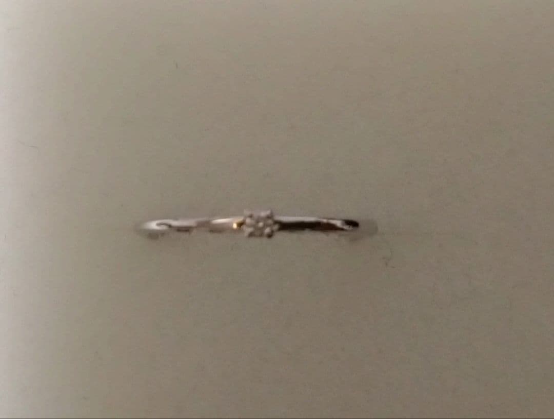 ジュエリーツツミ K10ホワイトゴールドリング