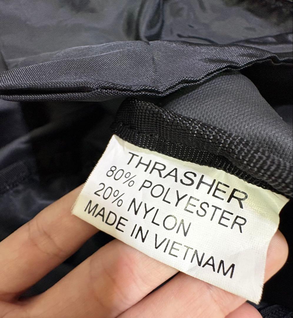 THRASHER ダッフルバッグ ボストンバッグ 黒 大容量