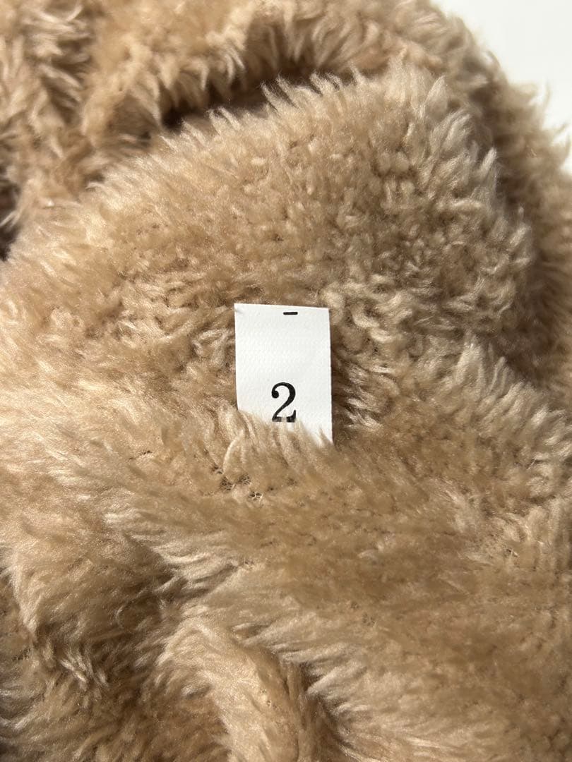 MONCLER ポンポン　リブ編み　ニット帽　サイズ2