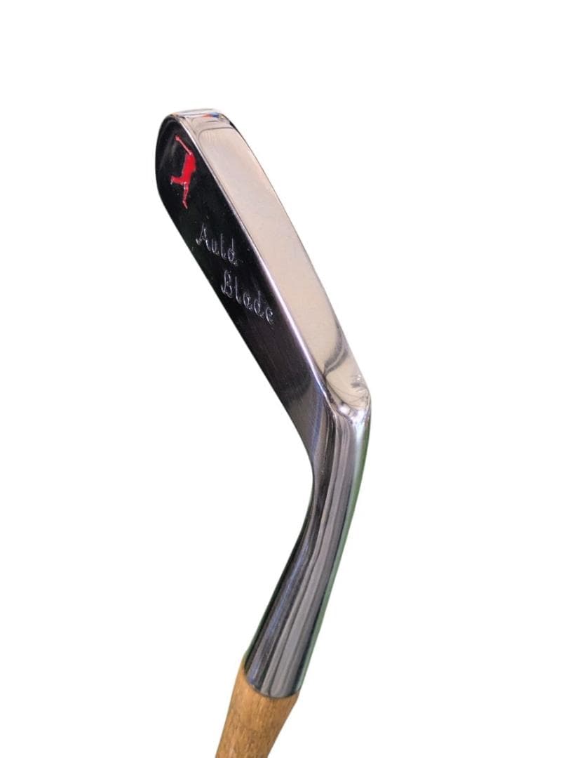 ヴィンテージパター Auld Blade ヒッコリーシャフトレザーロールグリップ
