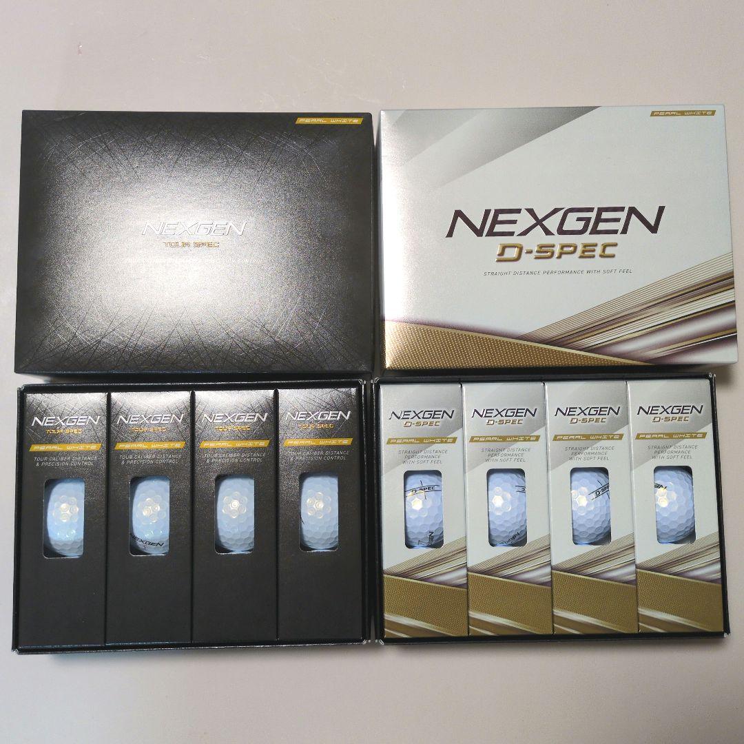 NEXGEN D-SPEC & TOTAL SPEC ゴルフボール 2ダース