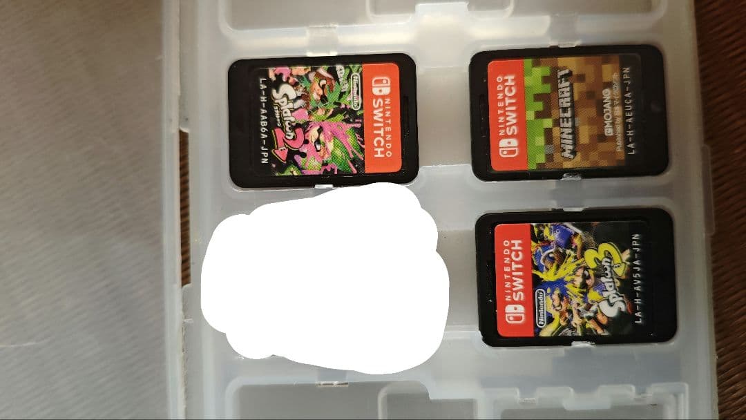 switchソフト３種セット スプラ３＆２、マイクラ ソフトのみ