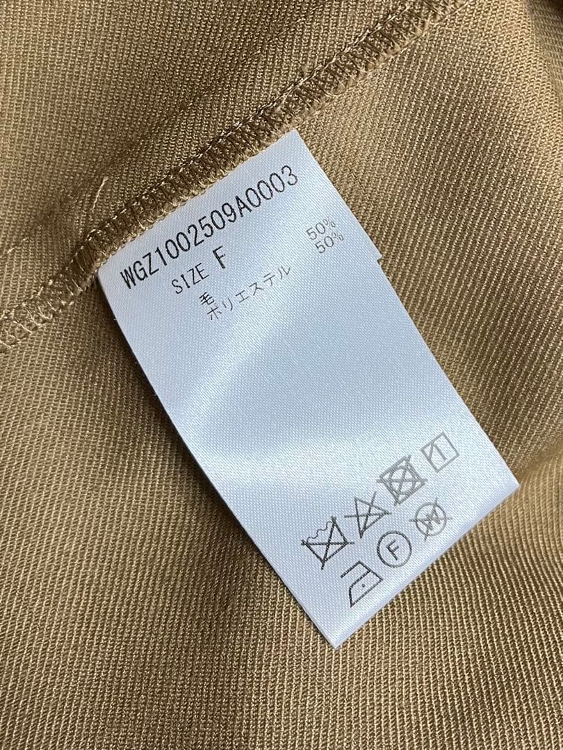 Whim Gazetteワンピース 天竺ワンピース ベージュ
