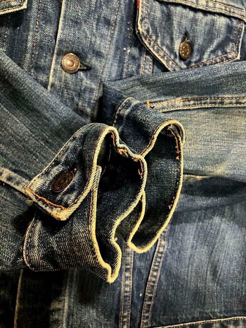 Levi's リーバイス 70505 44〜46濃紺 デニムジャケット ケアタグ