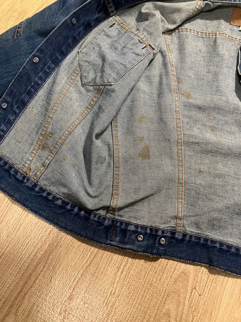 Levi's リーバイス 70505 44〜46濃紺 デニムジャケット ケアタグ
