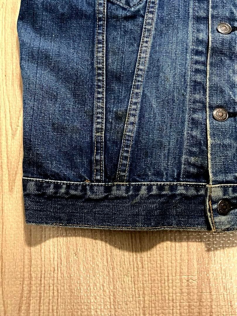 Levi's リーバイス 70505 44〜46濃紺 デニムジャケット ケアタグ