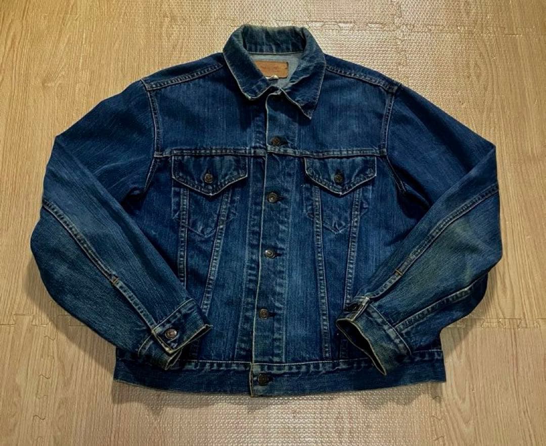 Levi's リーバイス 70505 44〜46濃紺 デニムジャケット ケアタグ