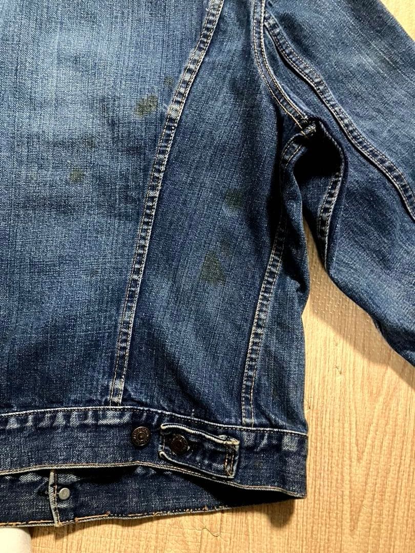 Levi's リーバイス 70505 44〜46濃紺 デニムジャケット ケアタグ