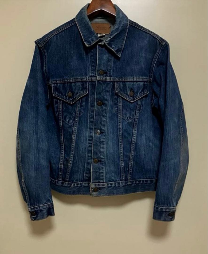 Levi's リーバイス 70505 44〜46濃紺 デニムジャケット ケアタグ