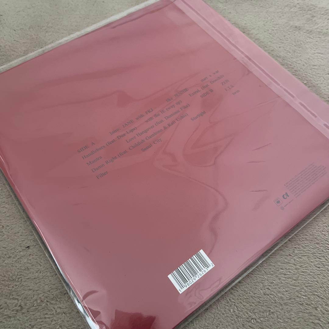 ◉Jennie / Ruby 輸入盤LP (半透明レッド・ヴァイナル) 限定盤