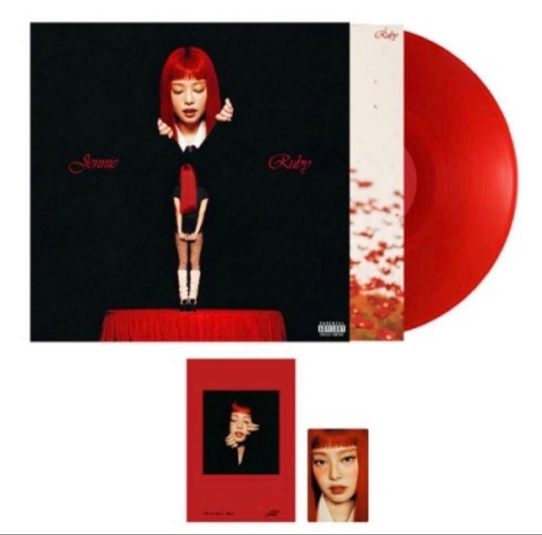 ◉Jennie / Ruby 輸入盤LP (半透明レッド・ヴァイナル) 限定盤