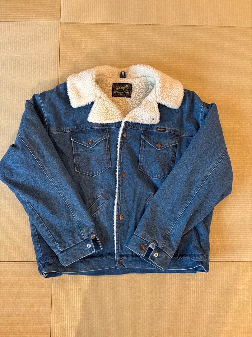 Wrangler ボア デニムジャケット XL BEAMS別注